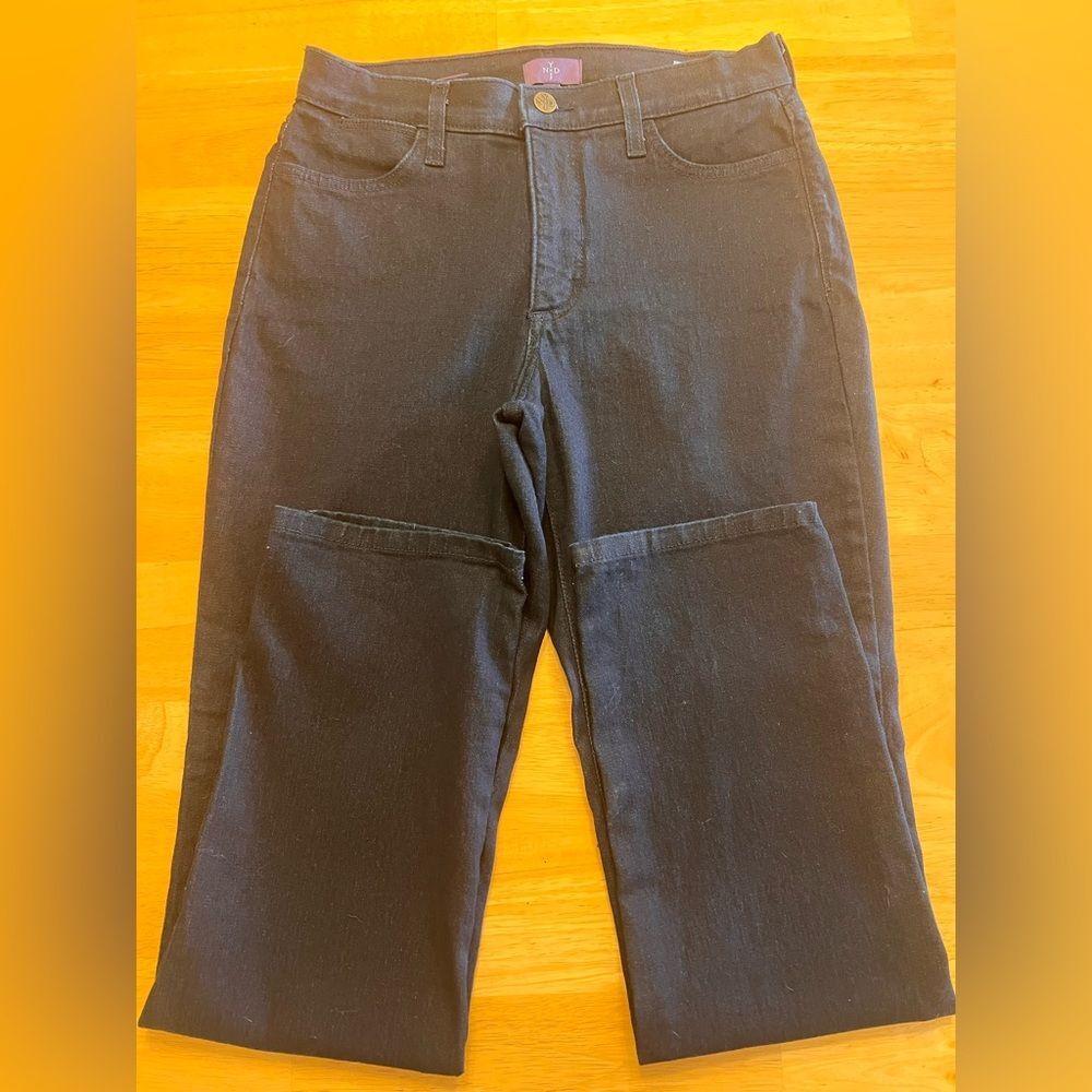 NYDJ Women's Straight Leg Jeans - Blue dark wash NWOT stretch high waist quality